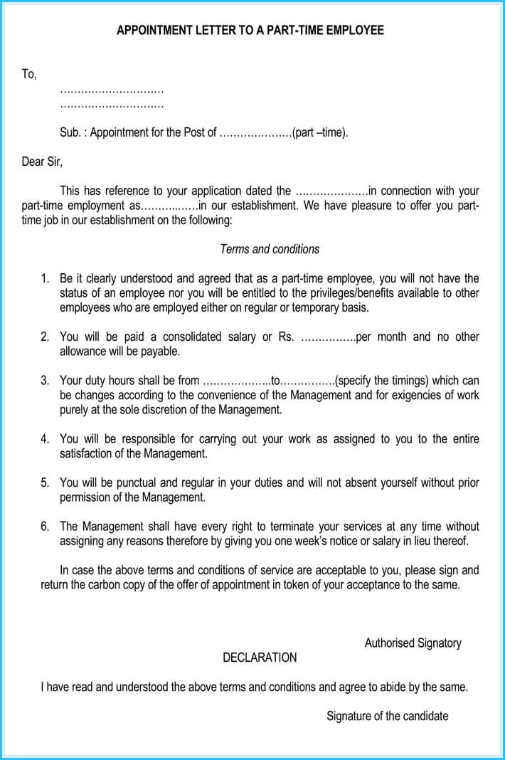 end of temporary assignment letter