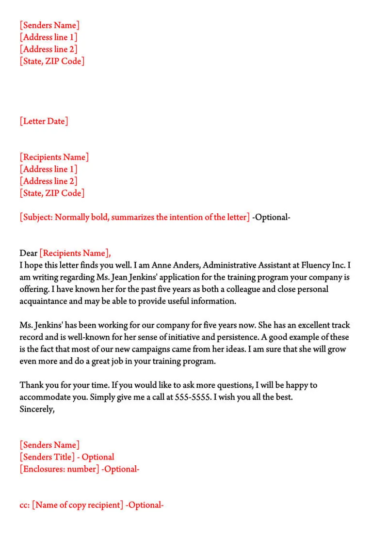 Character Reference Letter (24+ Samples for Court, Immigration