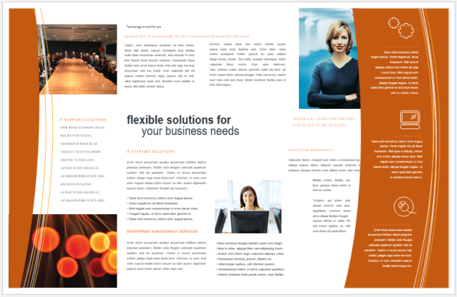 6 Panel Brochure Template