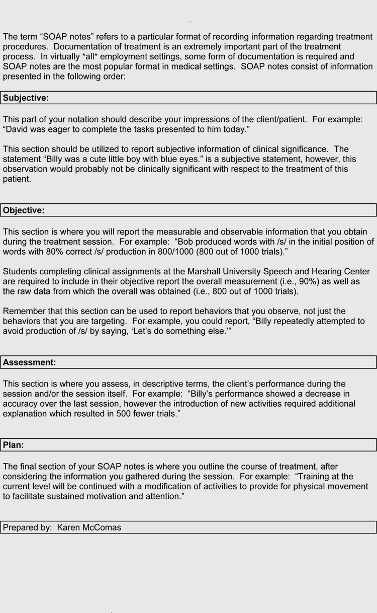 How to Write a SOAP Note (21+ SOAP Note Examples) With Speech Therapy Progress Notes Template