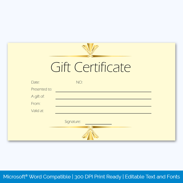 Christmas Gift Certificate 04