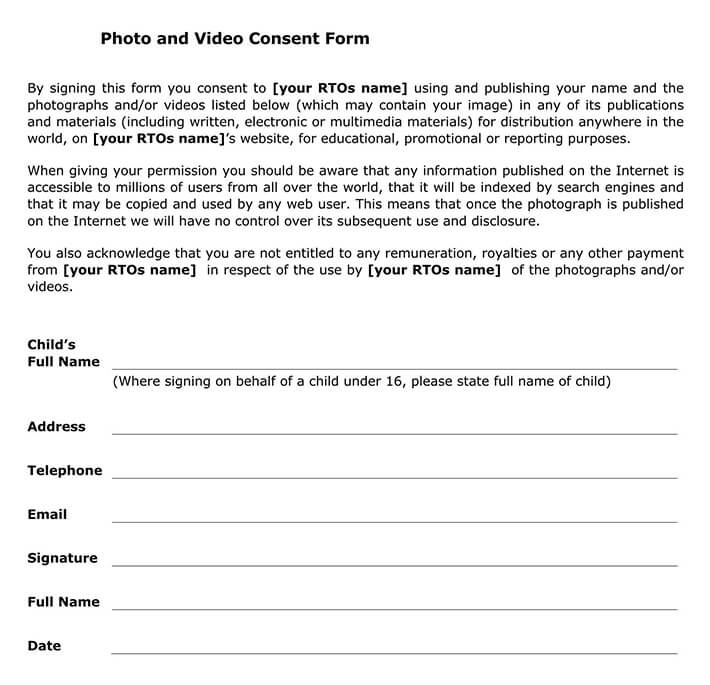 Free Consent Forms & Templates (16 Types)