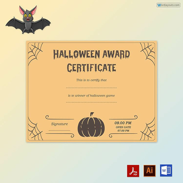 Award Certificate Template 28