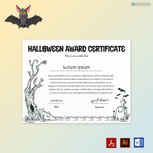 Award Certificate Template 26