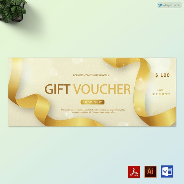 Gift Certificate/Voucher for Service 07
