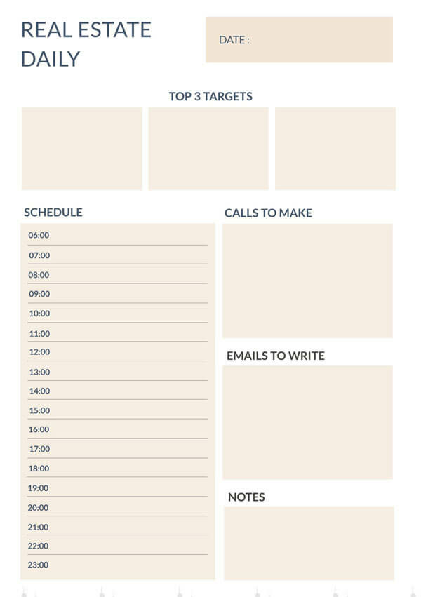 36+ Best Daily Planner Templates (Word Excel) Printable