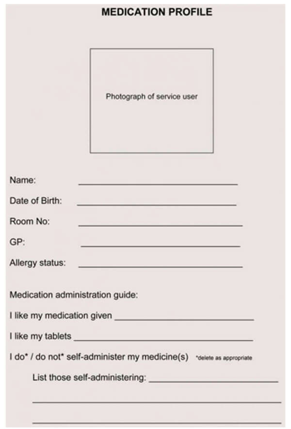 Sheet for Medical Profile